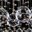 Modern double spiral crystal chandelier hotel villa staircase light