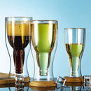 Modern double wall mug beer and wine glass dining room set
