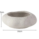 Modern earthy lotus seedpod ceramic incense burner living room decor