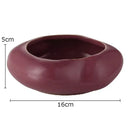 Modern earthy lotus seedpod ceramic incense burner living room decor