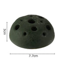 Modern earthy lotus seedpod ceramic incense burner living room decor