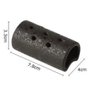 Modern earthy lotus seedpod ceramic incense burner living room decor