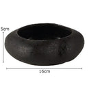 Modern earthy lotus seedpod ceramic incense burner living room decor