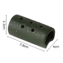 Modern earthy lotus seedpod ceramic incense burner living room decor