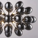 Modern elegant grape glass chandelier dining room pendant light