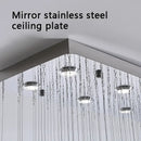 Modern emerald & clear glass stone chandeliers dining room art decor