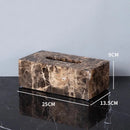 Modern emperador dark marble bathroom set with chrome accents