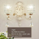 Modern european gold crystal ceiling chandelier living room