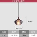 Modern faceted glass pendant lights dining room art decor