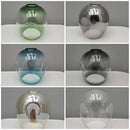 Modern faceted glass shade replacement for living room lamp cover