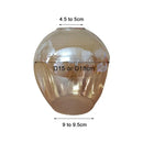 Modern faceted glass shade replacement for living room lamp cover
