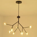 Modern firefly glass round ball chandelier dining room lighting