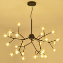Modern firefly glass round ball chandelier dining room lighting
