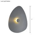 DecorBites™ Modern Flaky Sconce Light: 7"/9"/11" Acrylic LED Wall Mounted Fixture in Grey/White