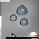 DecorBites™ Modern Flaky Sconce Light: 7"/9"/11" Acrylic LED Wall Mounted Fixture in Grey/White