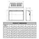 Modern Flames Orion Traditional 42-Inch Heliovision Electric Fireplace [OR42-TRAD] (SAK83765)