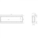 Modern Flames Redstone 36-Inch Built-In Traditional Electric Fireplace [RS-3626] (SAK36514)