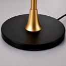 Modern Floor Lamp with Beige Fabric Shade for Living Room & Bedroom
