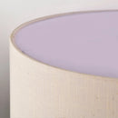 Modern Floor Lamp with Beige Fabric Shade for Living Room & Bedroom