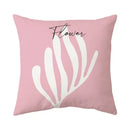 Modern floral butterfly pillowcase living room botanical decor