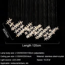 Modern floral decorbites crystal led chandelier for dining room