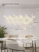 Modern floral decorbites crystal led chandelier for dining room