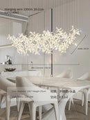 Modern floral decorbites crystal led chandelier for dining room