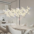 Modern floral decorbites crystal led chandelier for dining room
