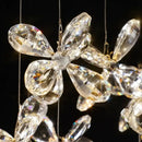 Modern floral decorbites crystal led chandelier for dining room