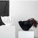 DecorBites™ Black Resin Bud Vase Modern Room Decor Flowers Arrangement Desk Vase