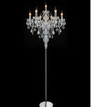 Modern french gold crystal floor lamp for living room
