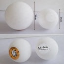 Modern frosted glass ball pendant light with gold ring for bedroom