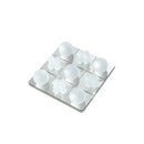 Modern frosted glass geometric tic tac toe set living room decor