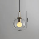 Modern frosted gray glass ball pendant light dining room set
