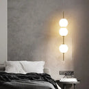 Modern frosted white glass ball pendant lamp for dining room