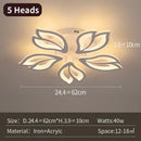 Modern geometric acrylic led ceiling light for living room bedroom
