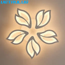 Modern geometric acrylic led ceiling light for living room bedroom
