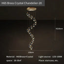 Modern geometric black & gold crystal diamond chandelier stairwell light