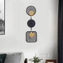 DecorBites™ Modern Black Metal LED Wall Sconce for Living Room - Contemporary Sector Design