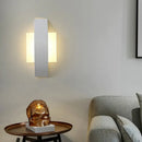 Modern geometric black led wall sconce living room light