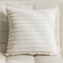 Modern geometric black & white embroidered pillow cover living room