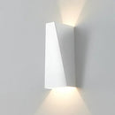 Modern geometric black & white led wall light – living room sconce