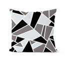 Modern geometric black & white pillowcase set – living room cushion