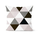 Modern geometric black & white pillowcase set – living room cushion