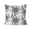 Modern geometric black & white pillowcase set – living room cushion