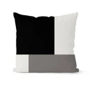 Modern geometric black & white pillowcase set – living room cushion