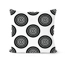 Modern geometric black & white pillowcase set – living room cushion