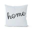 Modern geometric black & white pillowcase set – living room cushion