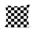 Modern geometric black & white pillowcase set – living room cushion