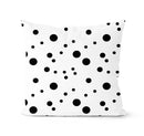 Modern geometric black & white pillowcase set – living room cushion